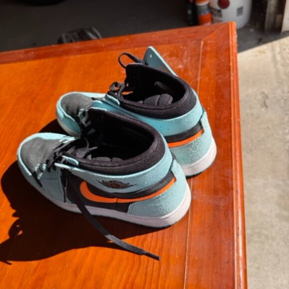 Nike Jordan 1 Zoom CMFT 2 - Bleached Aqua Bright Citrus - Used like new - Picture 2 of 7